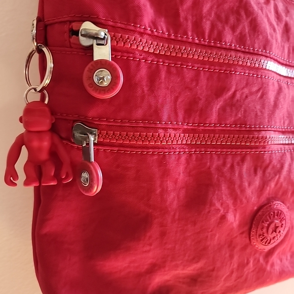 Kipling Alvar Red Nylon Crossbody Bag - Picture 4 of 9